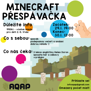 Minecraft přespávačka